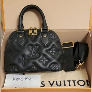 Louis Vuitton Alma BB Quilted calfskin embroidered Motif in great condition